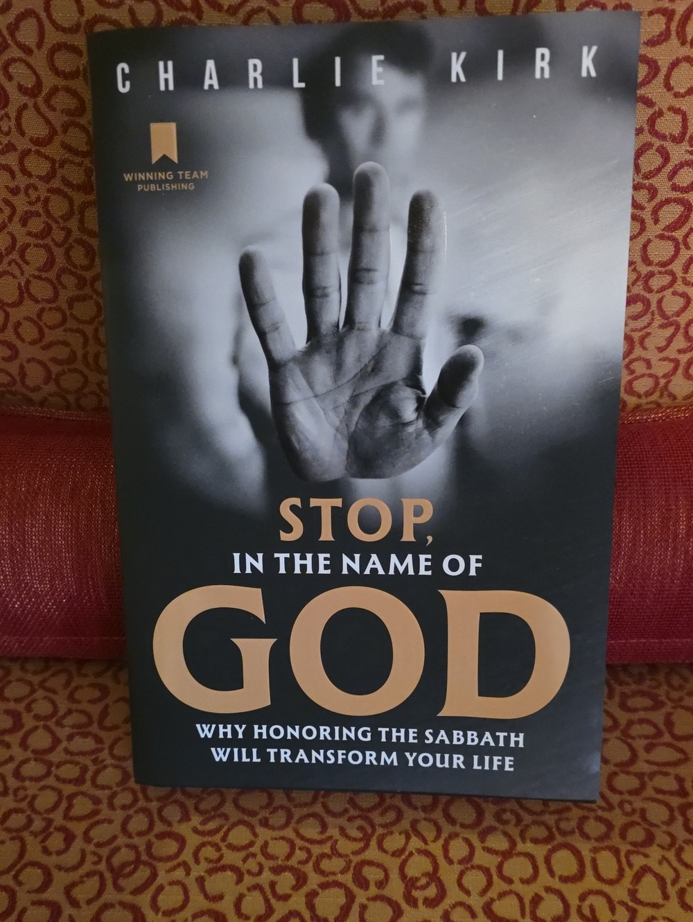 NWT Stop, In the Name of God by Charlie Kirk